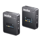 Godox MoveLink II M1 Wireless Lavalier Microphone System with Transmitters and Receiver for DSLR Cameras and Camcorders, MoveLink II M1