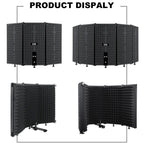 XTUGA P73 Foldable Recording Microphone Isolation Shield, P73
