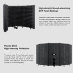 XTUGA P73 Foldable Recording Microphone Isolation Shield, P73