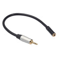 TC210MF-03 3.5mm Male to Female Audio Cable, Length: 0.3m, 3.5mm Male to Female