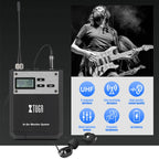 XTUGA IEM1100 UHF Wireless Stage Singer In-Ear Monitor System Single BodyPack Receiver