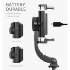 L08 Adjustable Gimbal Stabilize Bluetooth Self-timer Pole Tripod Selfie Stick