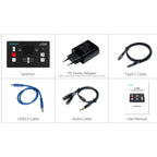 FEELWORLD L1 PLUS Multi-camera Video Mixer Switcher Touch Screen PTZ Control USB3.0 Fast Streaming Switcher, L1 PLUS