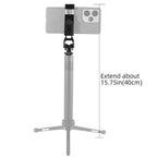 BEXIN PH-01 Desktop Live Broadcast Bracket 360 Phone Clamp Dual Cold Shoes Mount