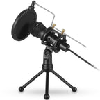 Yanmai PS-3 Mini Portable Microphone Anti-network Shockproof Desktop Stand