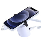 Cylindrical Display Stand Security System Burglar Alarm / Anti-theft Alarm Display Holder with Infrared Remote Control for iPhone / iPod with 8-Pin Port, ABS Cylindrical 8 Pin