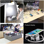 Universal Mobile Phone Burglar Alarm Display Holder / Anti-theft Display Stand with Remote Controller & Type-C / USB Port Port, C Type