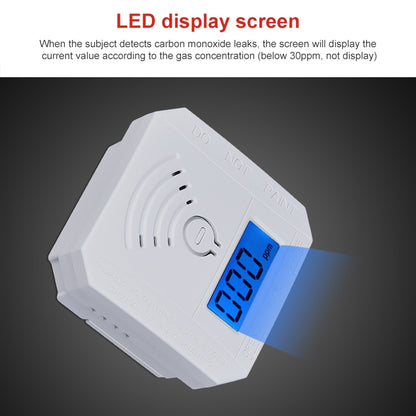 JSN-997 Mini LCD Digital Display Carbon Monoxide Detection Alarm without Battery