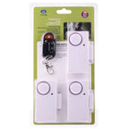 Home Security Wireless Remote Control Door Window Siren Magnetic Sensor Alarm Warning, 1 Remote Controller + 3 Magnetic Sensors, FYD-1388