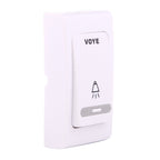 VOYE V004B2 Wireless Smart Music Home Doorbell with Dual Receiver, Remote Control Distance: 120m (Open Air), V004B2