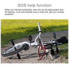 KS-SF22R IP55 Waterproof Wireless 113dB Vibration Burglar Sensor Alarm with Remote Control for Vehicle / Bicycle / Electric Bicycle, KS-SF22R