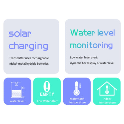 TS-FT003 Solar Charging Ultrasonic Liquid Level Meter, TS-FT003
