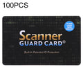 100 PCS Scanner Guard Card RFID Blocking Card, Built-in Patented ID Protection, 100 PCS