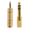 2 in 1 6.35mm to 3.5mm Stereo Audio Adapter Set, 6.35mm to 3.5mm