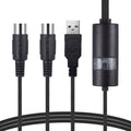 WERSI UM-18 USB MIDI Cable MidiPort Midi Cable Electric Piano Electronic Drum Music Editing Line, Length: 2m