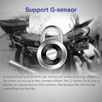 MT-80 3.0 inch 140 Degrees Wide Angle HD Video Motorcycle Dual  Camera DVR, Support TF Card (32GB Max), MT-80