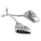 MB-MR011 Motorcycle Modified Universal ABS Skeleton Hand Rear View Mirror Set, Universal Skeleton Hand