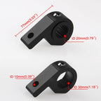 MB-EA076-1 Motorcycle Modification Accessories 20-30mm Universal Guardrail Spotlight Fixed Clip Bracket, Spotlight Fixed Clip Bracket