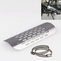 MB-EX014-S Motorcycle Modification Accessories Iron 75mm Exhaust Pipe Heat Shield for Kawasaki, MB-EX014-S