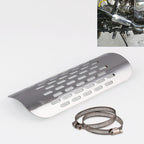 MB-EX014-S Motorcycle Modification Accessories Iron 75mm Exhaust Pipe Heat Shield for Kawasaki, MB-EX014-S