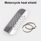 MB-EX014-S Motorcycle Modification Accessories Iron 75mm Exhaust Pipe Heat Shield for Kawasaki, MB-EX014-S