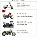 210D Oxford Cloth Motorcycle Electric Car Rainproof Dust-proof Cover, Size: XXL, Size: XXL