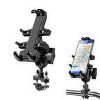 U-shaped Bolt Ball-Head Motorcycle Handlebar Multi-function Eight-jaw Aluminum Phone Navigation Holder Bracket, Width of Phone: 6.5-10.2cm  , U-shaped Bolt