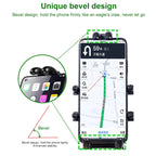 U-shaped Bolt Ball-Head Motorcycle Handlebar Multi-function Eight-jaw Aluminum Phone Navigation Holder Bracket, Width of Phone: 6.5-10.2cm  , U-shaped Bolt