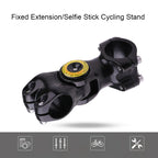 Motorcycle Bicycle Handlebar Fixture Mount Camera Bracket Adapter with Monopod Stand, Bicycle Handlebar Fixture Mount with Monopod
