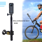 Motorcycle Bicycle Handlebar Fixture Mount Camera Bracket Adapter with Monopod Stand, Bicycle Handlebar Fixture Mount with Monopod