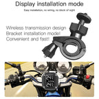 M4 Motorcycles Tire Pressure Monitor with Holder, M4