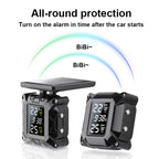 M4 Anti-vibration Motorcycles Tire Pressure Monitor with Anti-theft Screw Holder, M4 Anti-vibration