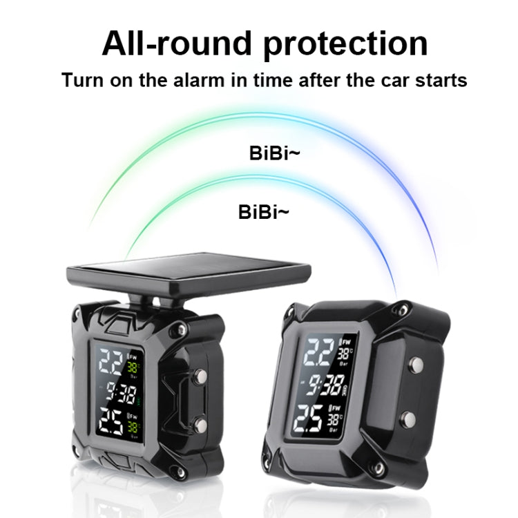 M4 Anti-vibration Motorcycles Tire Pressure Monitor with Anti-theft Screw Holder, M4 Anti-vibration