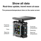 M9 Motorcycle Solar Wireless Tire Pressure Monitor  Tire Pressure, M9