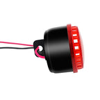 Motorcycle Brakes Horn with Red LED Light 12V 6 Tones + LED Lamp, Brakes Horn