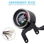 Universal Motorcycle Modified Multi-functional LED Digital Meter Indicator Light Tachometer Odometer Speedometer Oil Meter, LED Digital Meter