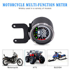 Universal Motorcycle Modified Multi-functional LED Digital Meter Indicator Light Tachometer Odometer Speedometer Oil Meter, LED Digital Meter