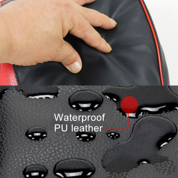 1 Pair Motorcycle Water & Wind Resistant Winter Warm Ski Riding Gloves, PU Gloves