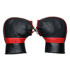 1 Pair Motorcycle Water & Wind Resistant Winter Warm Ski Riding Gloves, PU Gloves