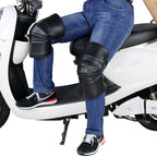 1 Pair Motorcycle Kneepad Windproof Warming Knee Pads Legs Protector Thickening Cold-Proof, Warming Knee Pads, Short