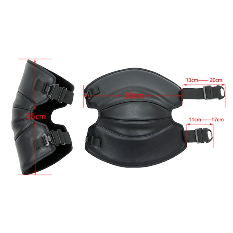 1 Pair Motorcycle Kneepad Windproof Warming Knee Pads Legs Protector Thickening Cold-Proof, Warming Knee Pads, Short
