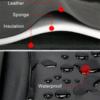 1 Pair Motorcycle Kneepad Windproof Warming Knee Pads Legs Protector Thickening Cold-Proof, Warming Knee Pads, Short