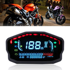 Speedpark Universal Motorcycle Modified LCD Speedometer Digital Backlight Odometer, MLS045