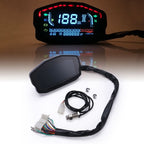 Speedpark Universal Motorcycle Modified LCD Speedometer Digital Backlight Odometer, MLS045