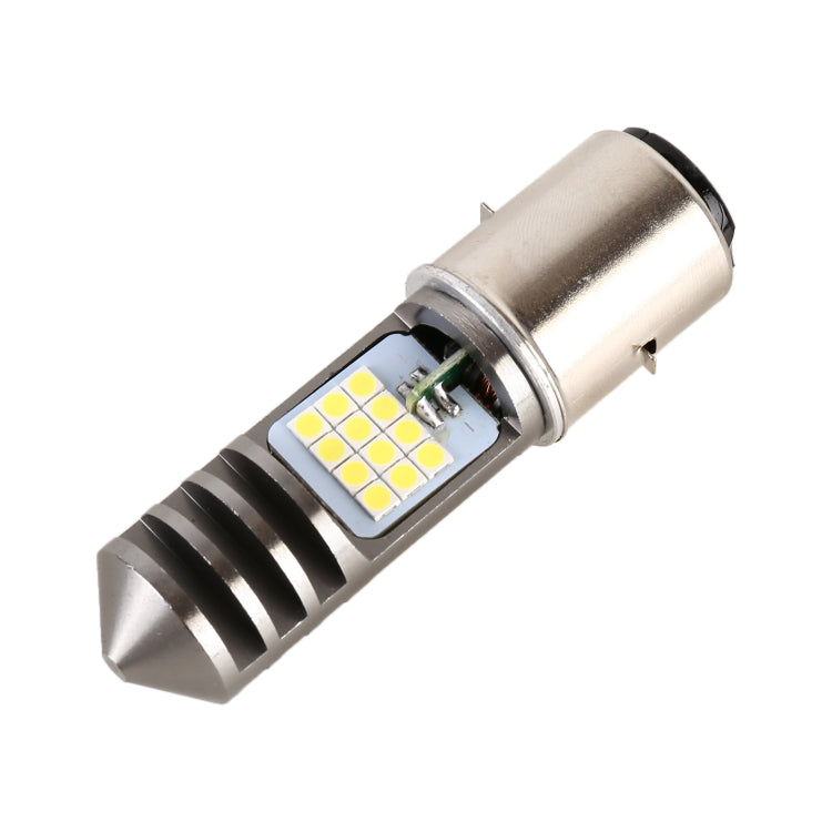 BA20D DC12V / 7.4W Motorcycle LED Headlight with 24LEDs SMD-3030 Lamp Beads, BA20D Style 1 (White Light), BA20D Style 1 (Yellow + White)