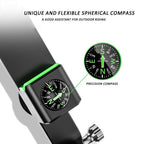 Motorcycle Spherical Compass Phone Holder, Handlebar with Light, Handlebar with Light (Black), Handlebar with Light (Green)