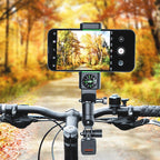 Motorcycle Spherical Compass Phone Holder, Handlebar with Light, Handlebar with Light (Black), Handlebar with Light (Green)