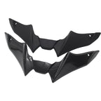 For Yamaha MT-09 2021-2023 Motorcycle Sport Downforce Naked Forntal Spoilers Aerodynamic Wing Deflector, MO-TF009 (Black), MO-TF009 (Carbon