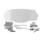 MB-WE024 Universal Motorcycle Modified Acrylic Heightened Windshield, MB-WE024(Black), MB-WE024(Grey), MB-WE024(White)