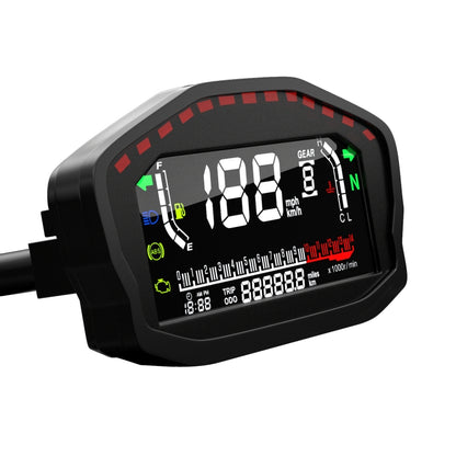 CS-1089A1 Motorcycle Modified Multi-function LCD Color Screen Odometer Tachometer, CS-1089A1